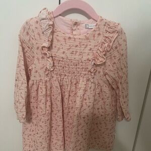 Tutto Piccolo Pink Ruffled Kids Dress